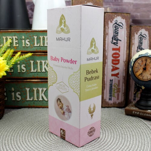 Bebek Pudrası Kokulu Premium Tütsü Çubukları - Kare Dekor (1)
