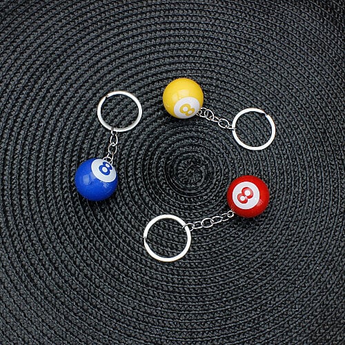 Bilardo Topu Anahtarlık 2,5 cm 12’Li Paket - 3