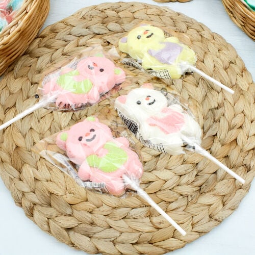 12'li Paket Birinci Kalite Ayıcık Tasarım Yumuşak Şeker (Marshmallow) - 2