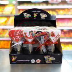 24'lü Paket Birinci Kalite Hand Made Love Tasarım Kurabiye - 1