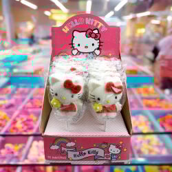  12'li Paket Birinci Kalite Kırmızı Hello Kitty Tasarım Mini Yumuşak Şeker (Marshmallow) - 1