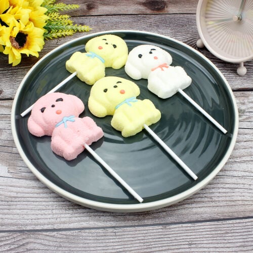 12'li Paket Birinci Kalite Köpek Tasarım Yumuşak Şeker (Marshmallow) - 1
