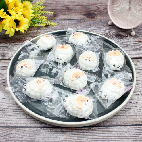 50'li Paket Birinci Kalite Kuzu Tasarım Mini Yumuşak Şeker (Marshmallow) - 3