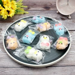 50'li Paket Birinci Kalite Ördek Tasarım Mini Yumuşak Şeker (Marshmallow) - 3