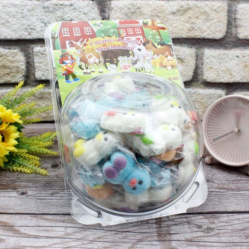 50'li Paket Birinci Kalite Ördek Tasarım Mini Yumuşak Şeker (Marshmallow) - 4