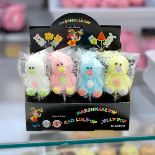 12'li Paket Birinci Kalite Ördek Tasarım Yumuşak Şeker (Marshmallow) - 3
