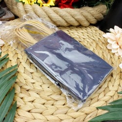 Büküm Saplı Koyu Lacivert Kağıt Çanta 12'li Paket - 3