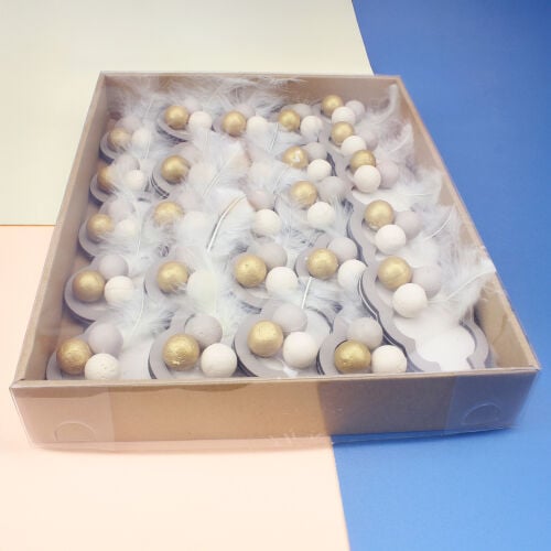 Bulut Magnet Açık Gri 25'li Paket - 3