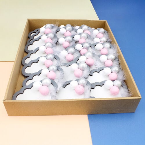 Bulut Magnet Koyu Gri 25'li Paket - 2