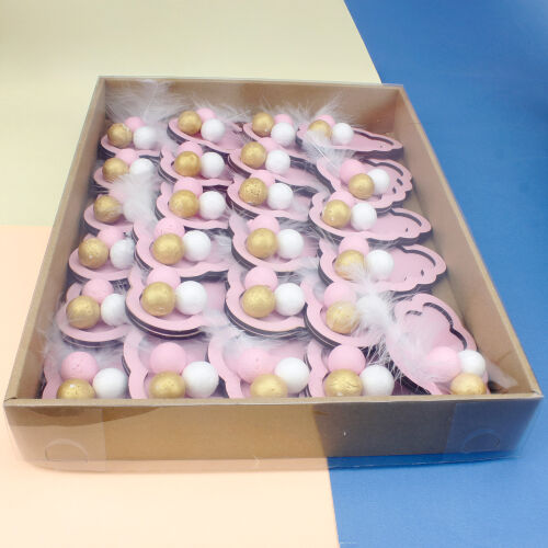 Bulut Magnet Pembe 25'li Paket - 3