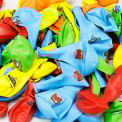 Büyük Boy 12 İnch Lisanslı Disney Arabalar Balon - 1