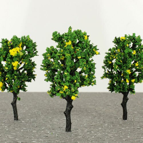 Büyük Boy Yeşil Sarı Teraryum Ağaç Obje - 1