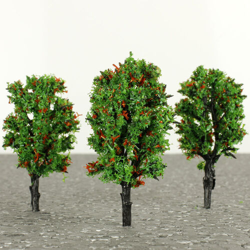 Orta Boy Yeşil Kırmızı Teraryum Ağaç Obje - 1