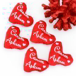 Canım Aşkım Kalp Yastık 8 CM - 2