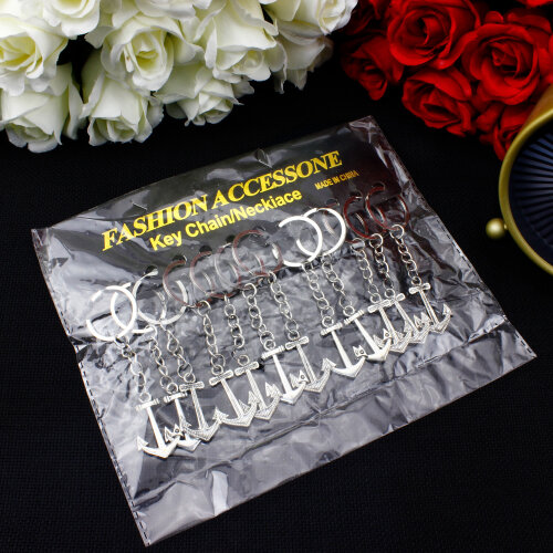 Çapa Figürlü Metal Anahtarlık 12’li Paket - 4