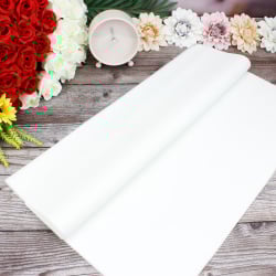 Çiçek Buket Ambalaj Kağıdı Beyaz 20'li Paket - 1