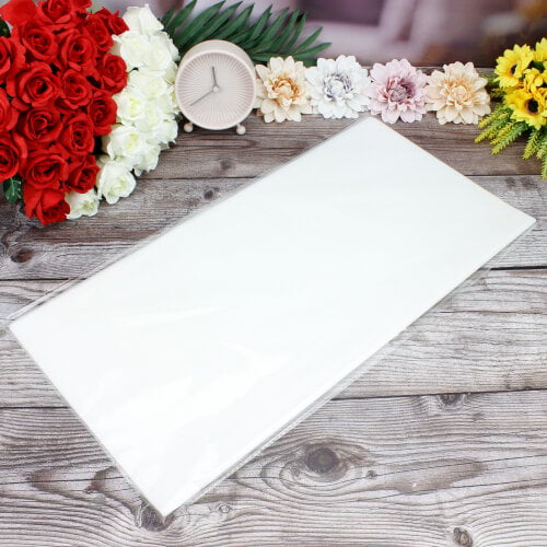 Çiçek Buket Ambalaj Kağıdı Beyaz Çizgili Desen 20'li Paket - 3