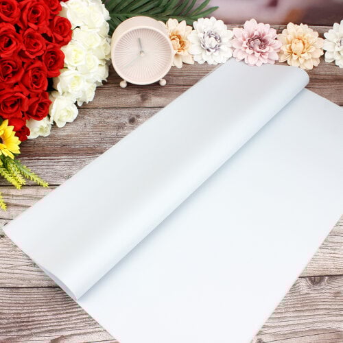 Çiçek Buket Ambalaj Kağıdı Gri Çizgili Desen 20'li Paket - Kare Dekor