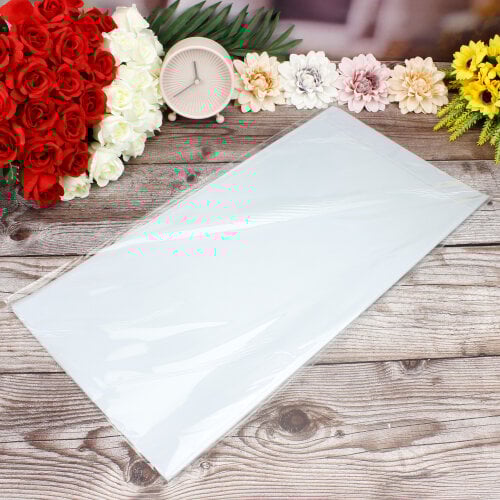 Çiçek Buket Ambalaj Kağıdı Gri Çizgili Desen 20'li Paket - 3