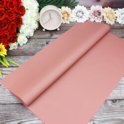 Çiçek Buket Ambalaj Kağıdı Kahve 20'li Paket - 1