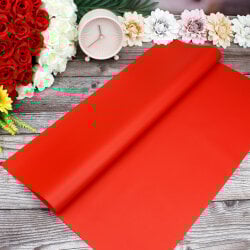 Çiçek Buket Ambalaj Kağıdı Kırmızı 20'li Paket - 1