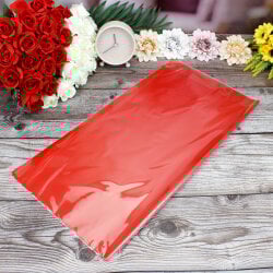 Çiçek Buket Ambalaj Kağıdı Kırmızı 20'li Paket - 3