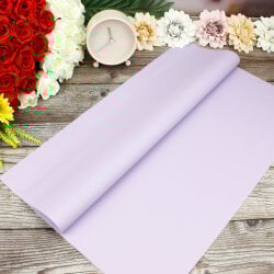 Çiçek Buket Ambalaj Kağıdı Lila 20'li Paket - 1