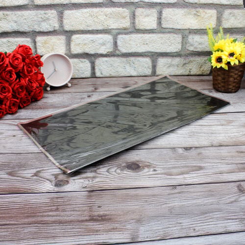 Çiçek Buket Ambalaj Kağıdı Siyah Rose Border 20'li Paket - 3