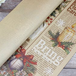 Çiçek Buket Ambalaj Kağıdı Yılbaşı Model 20'li Paket - 2