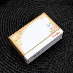Çiçek Desen Hediye Kartı 100'lü Paket - 3