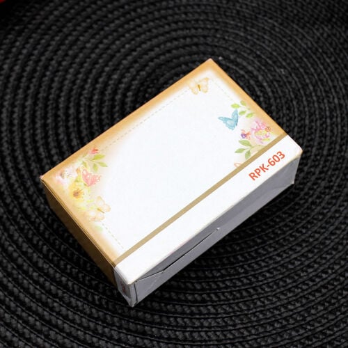 Çiçek Desen Hediye Kartı 100'lü Paket - 3
