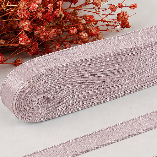 Çift Taraflı 1 cm Saten Kurdele 10 Metre Pudra - Toptanalim (1)