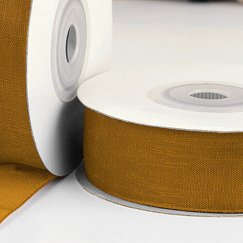 Çift Taraflı 2 cm 25 Metre Organze Kurdele Bakır - Toptanalim (1)