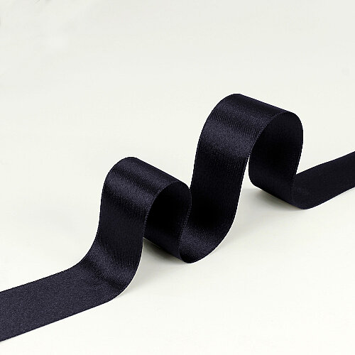 Çift Taraflı 3 Cm Saten Kurdele 10 Metre Koyu Lacivert - Toptanalim (1)