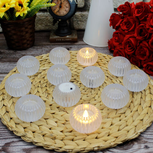 Dekoratif LED Mum 12'li Paket - 1