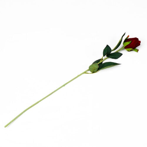 Dekoratif Tekli Kadife Gül 50CM - 2