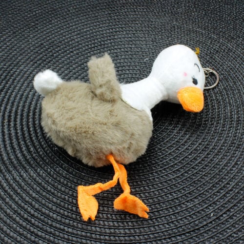 Deve Kuşu Peluş Anahtarlık 12'Li Paket - 3