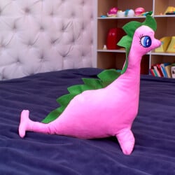 Dino Peluş 35CM Pembe - 3