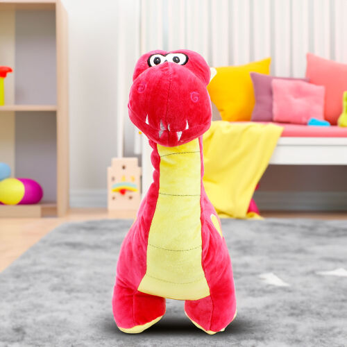 Dinozor Peluş 45CM Fuşya - 2