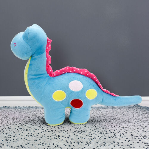 Dinozor Peluş 45CM Mavi - 2