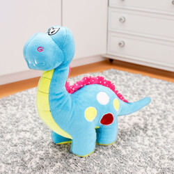 Dinozor Peluş 45CM Mavi - 1