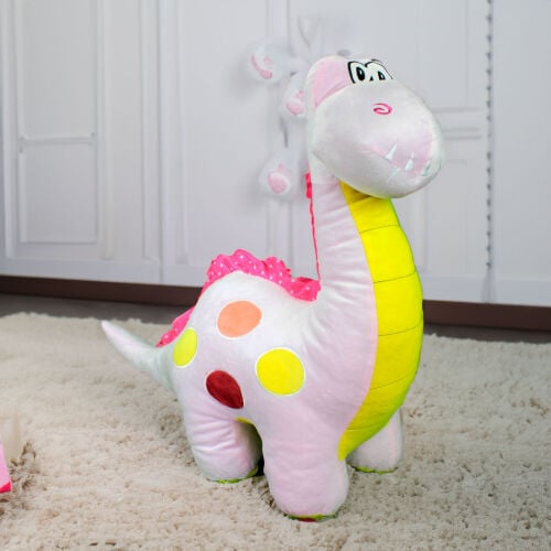 Dinozor Peluş 60CM Pembe - Platin Gift (1)