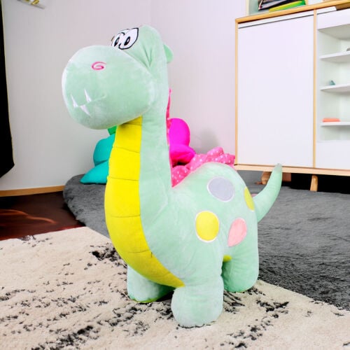 Dinozor Peluş 60CM Yeşil - Platin Gift (1)
