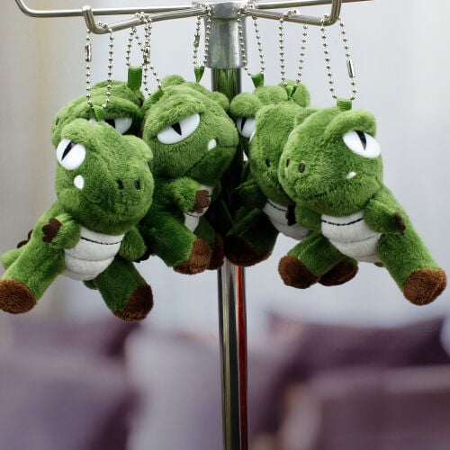 Dinozor Peluş Anahtarlık 12'Li Paket - 1
