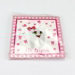 Diş Buğdayı İlk Dişim Peçete Pembe - 33 x 33 cm 20'Li Paket - 2