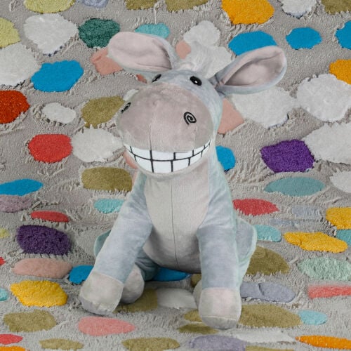 Eşek Peluş 30CM Gri - Platin Gift (1)