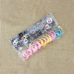 Gökkuşağı Silikon Anahtarlık 12'Li Paket - 4
