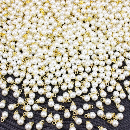 Gold Kulplu İnci 8 mm (500’lü Paket) - Toptanalim