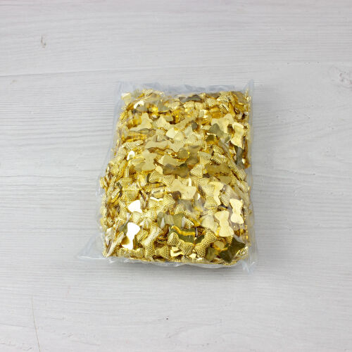 Gold Plastik Fiyonk 2CM 100'Lü Paket - 3
