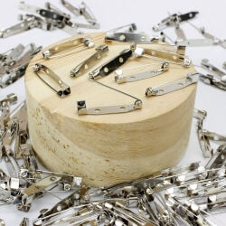 Gümüş Broş iğnesi 50'li Paket 3CM - 1